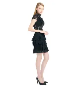 Thurley Tropic Of Capricorn Dress Black in Size 8 for rent on The Volte - image 3