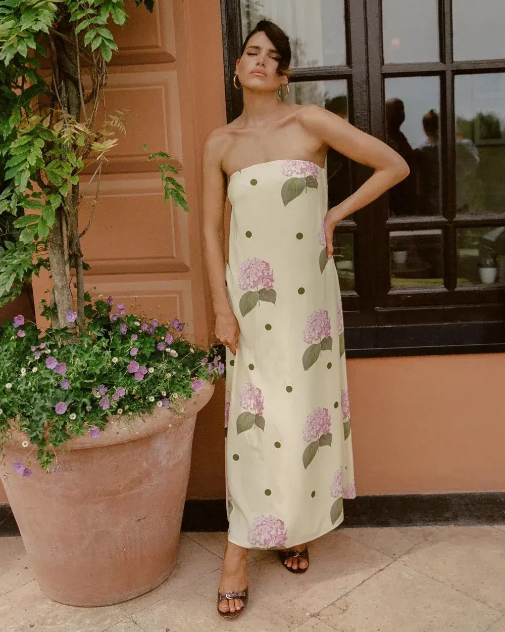 Palm Noosa Alessia Midi Dress Print Size AU 6 for rent on The Volte - main image