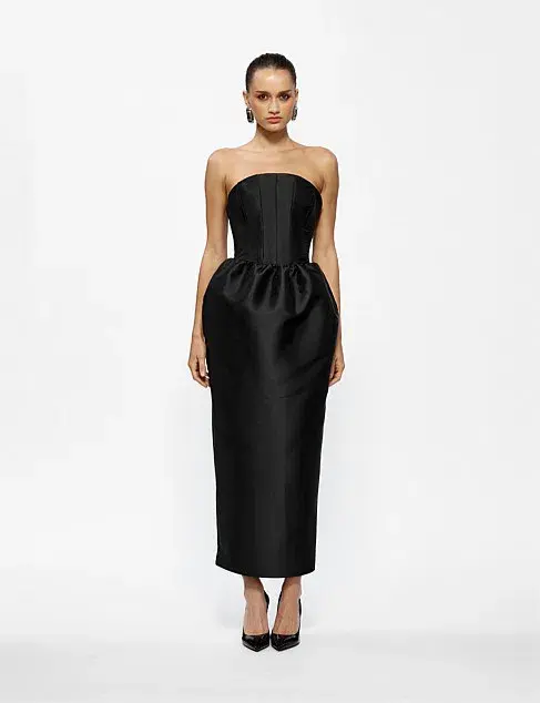 Effie Kats Lilia Dress Black Size 8 for rent on The Volte - main image
