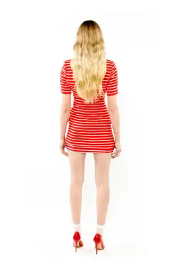 ALICE By Alice McCall Juno Blazer Top Red/White Stripe Size 12 for rent on The Volte - image 3