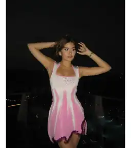 Ph5 Alyssa Wavy Tank Dress in Mulberry Size AU 8 for rent on The Volte - image 3