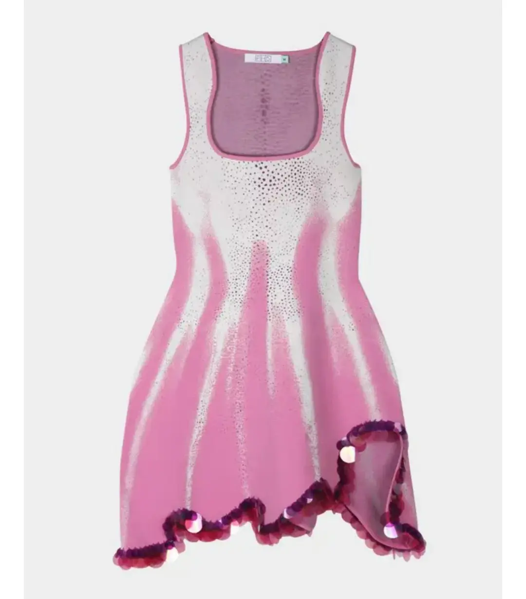 Ph5 Alyssa Wavy Tank Dress in Mulberry Size AU 8 for rent on The Volte - main image