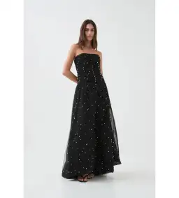 Aje Juniper Gown Black Size 12 for rent on The Volte - image 2
