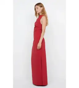 Bec and Bridge Angelina Asym Maxi Dress in Cherry Size S / AU 8 for rent on The Volte - image 3