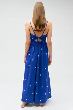 Oroton Embroidered Fruit Sundress in Cotton Size AU 8 for rent on The Volte - image 3