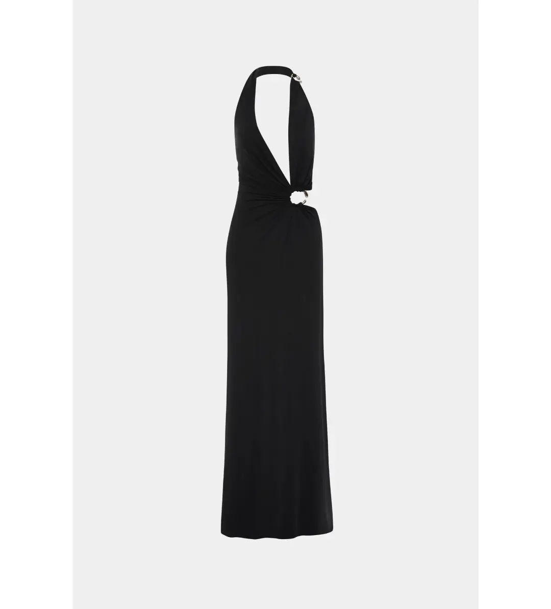 Misha Devon Cupro Maxi Dress in Black Size 8 for rent on The Volte - main image
