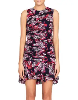 Camilla and Marc Grenadine Ruched Mini Dress in Print Size AU 8 for rent on The Volte - image 1