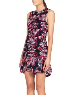 Camilla and Marc Grenadine Ruched Mini Dress in Print Size AU 8 for rent on The Volte - image 2