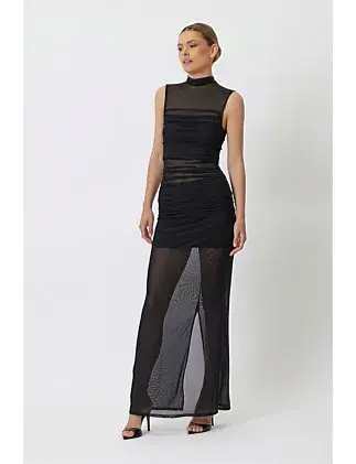 Bianca And Bridgett Ramona Maxi Dress in Black Size 10/L for rent on The Volte - main image