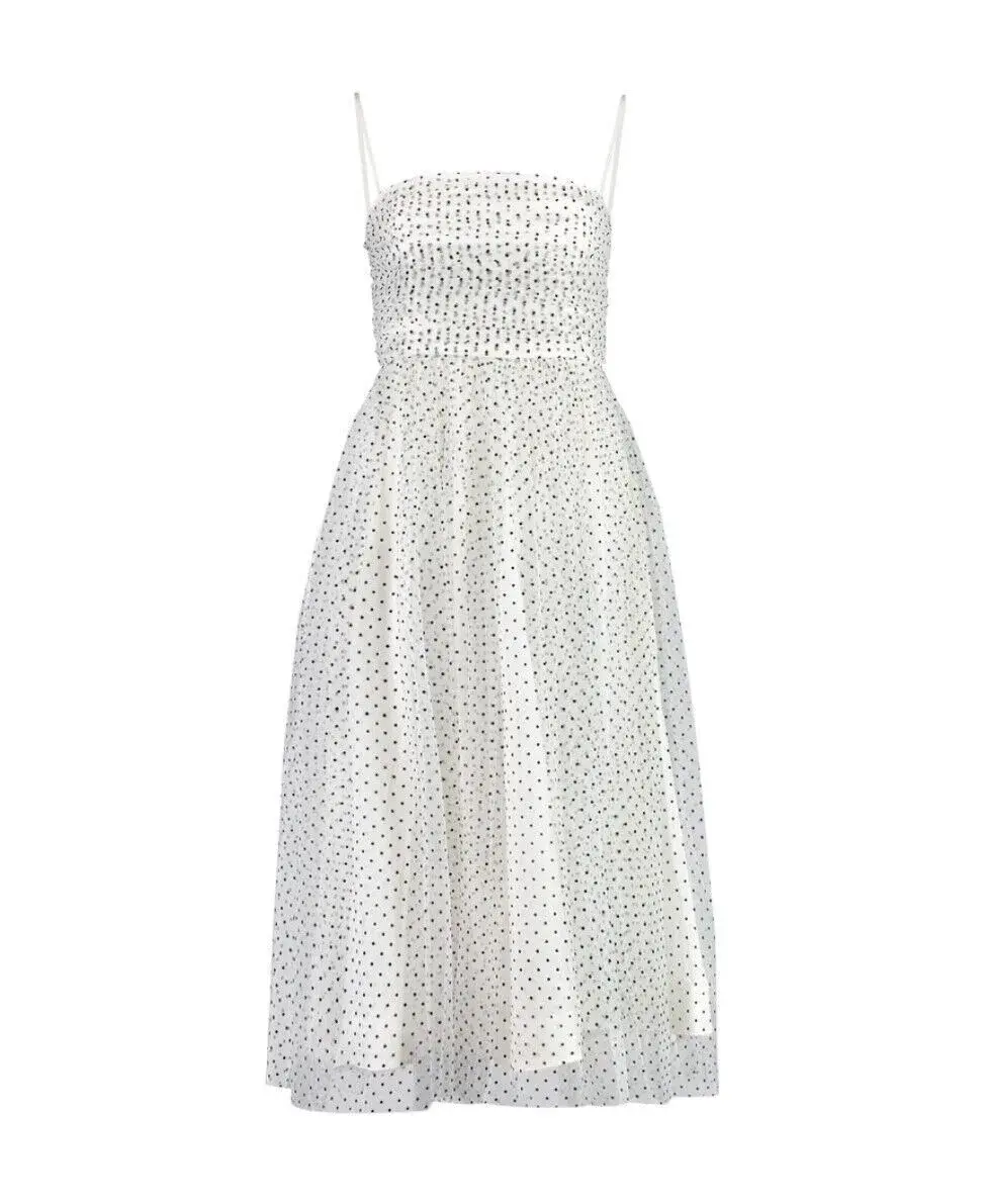 Zimmermann Tulle Midi Dress White Size 3 / AU 14 for rent on The Volte - main image