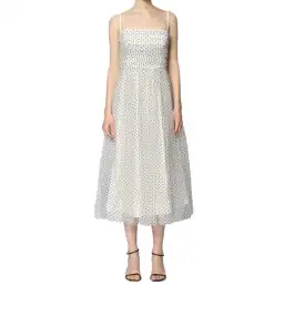 Zimmermann Tulle Midi Dress White Size 3 / AU 14 for rent on The Volte - image 1