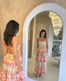 Zimmermann Laurel Frill Midi Dress Size AU 14 for rent on The Volte - image 5