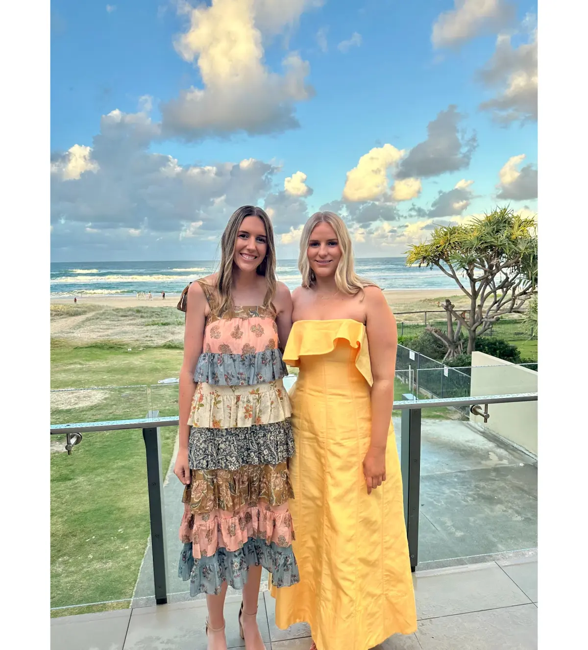 Zimmermann Tallow Tiered Midi Dress Spliced Size 0 AU 8 - Image 2