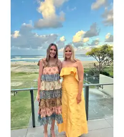 Zimmermann Tallow Tiered Midi Dress Spliced Size 0 AU 8 for rent on The Volte - image 2