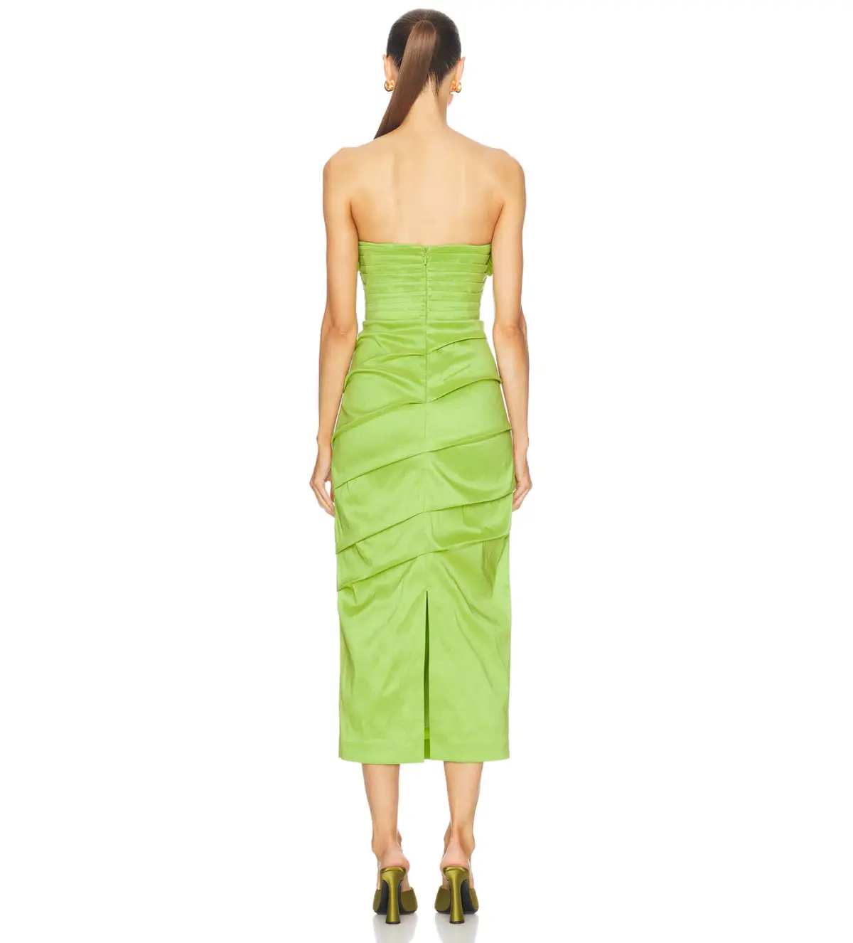 Rachel Gilbert Ren Dress in Lime Size 8 - Image 3