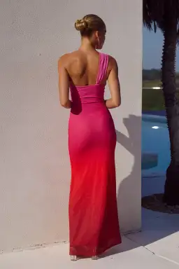 Runaway The Label Kyree Maxi Dress in Pink Ombre Size XS - AU 6 for rent on The Volte - image 3