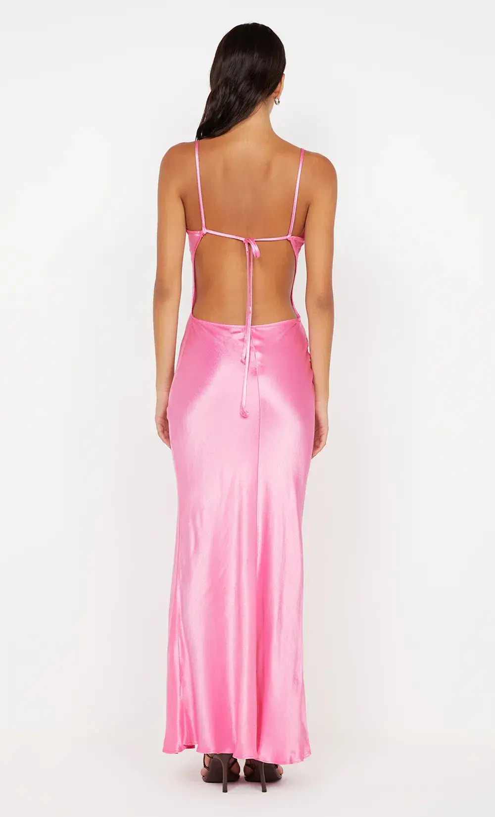 Bec Bridge Cedar City Maxi Dress Candy Pink Size AU 6 for rent on The Volte - main image