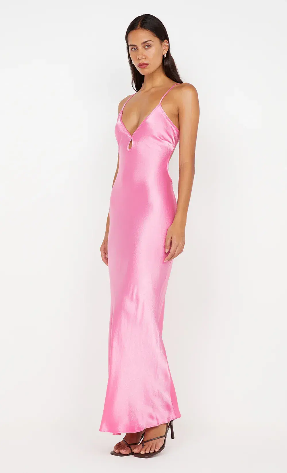 Bec Bridge Cedar City Maxi Dress Candy Pink Size AU 6 for rent on The Volte - main image