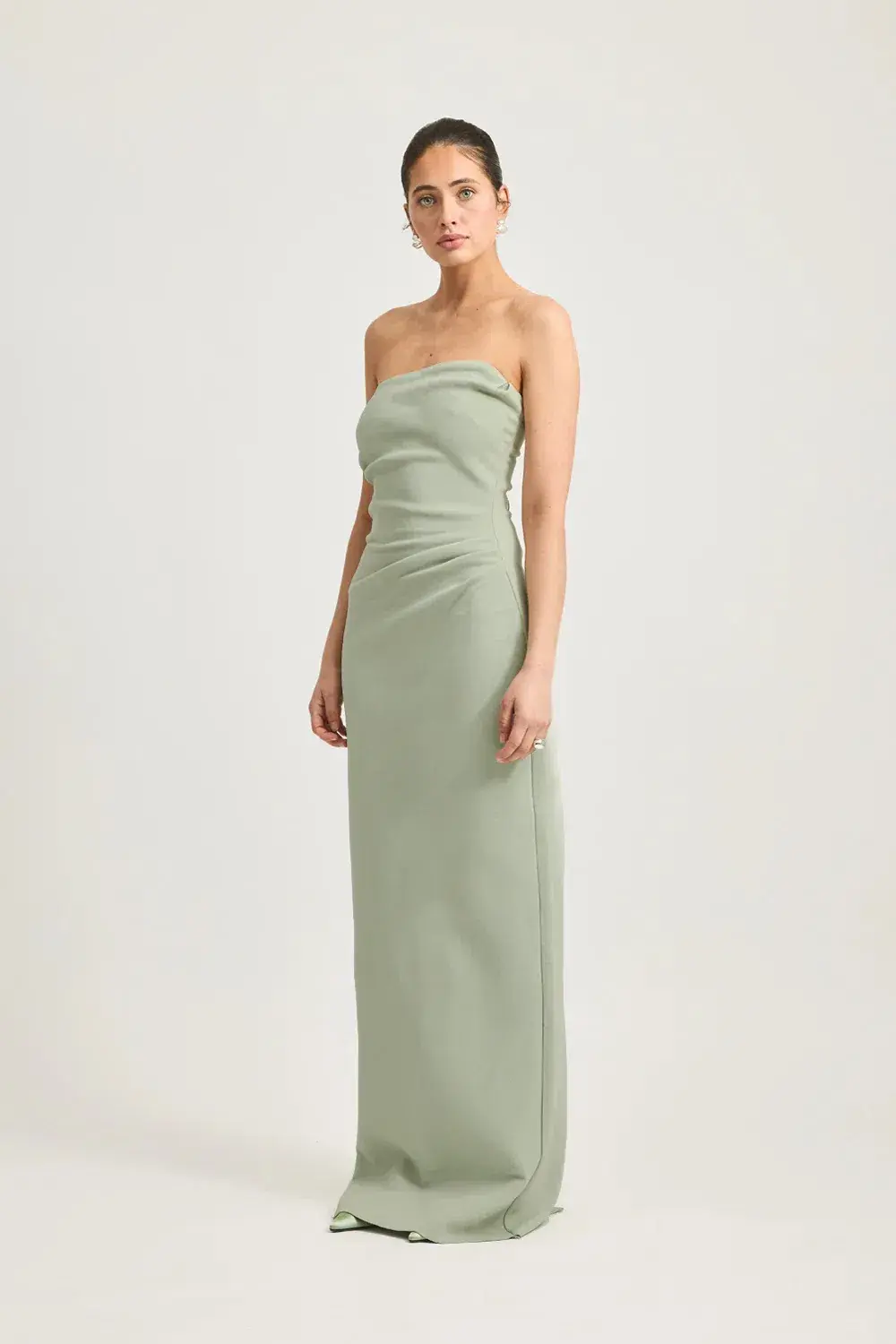 Tojha Desiree Maxi Dress Sage Size 6 for rent on The Volte - main image