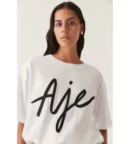 Aje Equation Logo Tee White for rent on The Volte - image 2