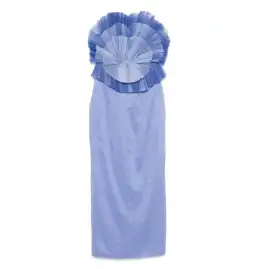 Aje Kira Midi Dress Blue Size 10 for rent on The Volte - image 4