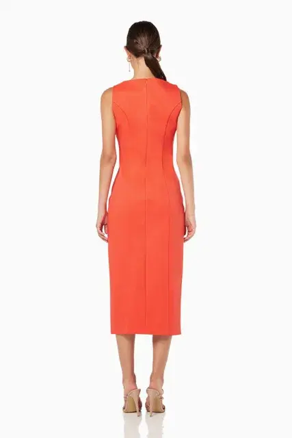 Elliatt Veronica Dress Orange Size S Au 8 for rent on The Volte - main image
