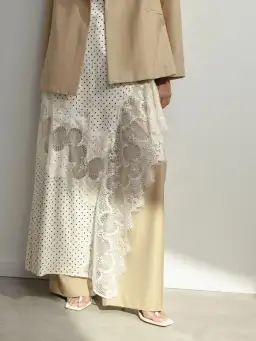 Third Form Visions Lace Frill Dress Cream Polka Dot Size AU 12 for rent on The Volte - image 5