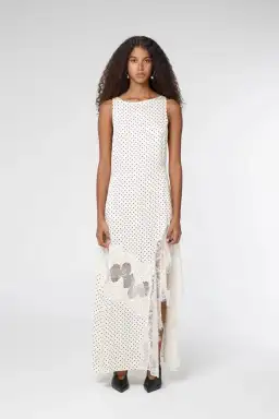 Third Form Visions Lace Frill Dress Cream Polka Dot Size AU 12 for rent on The Volte - image 1