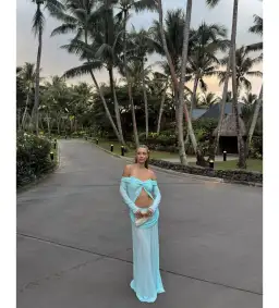 Natalie Rolt Emily Gown Blue Size 8 for rent on The Volte - image 3