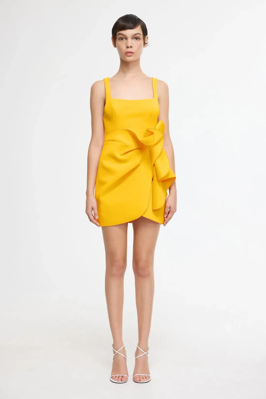 ACLER Hewton Mini Dress Marigold Size 8 for rent on The Volte - main image