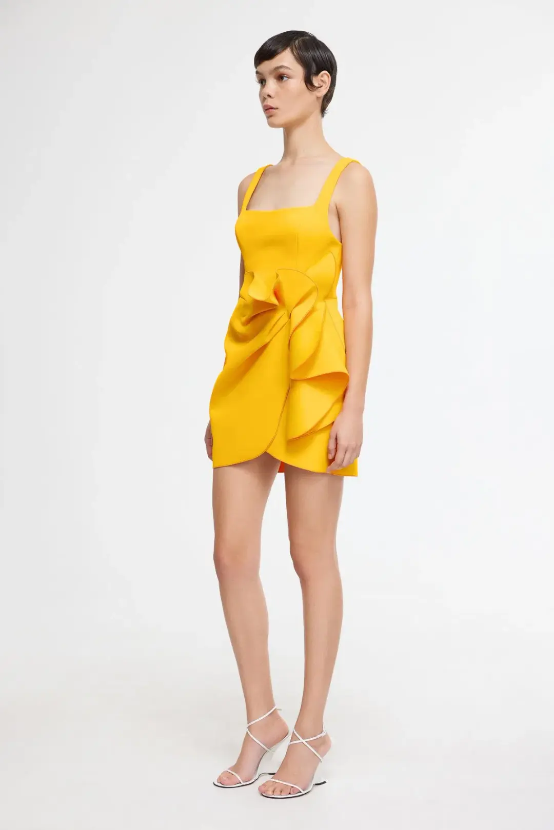 ACLER Hewton Mini Dress Marigold Size 8 for rent on The Volte - main image