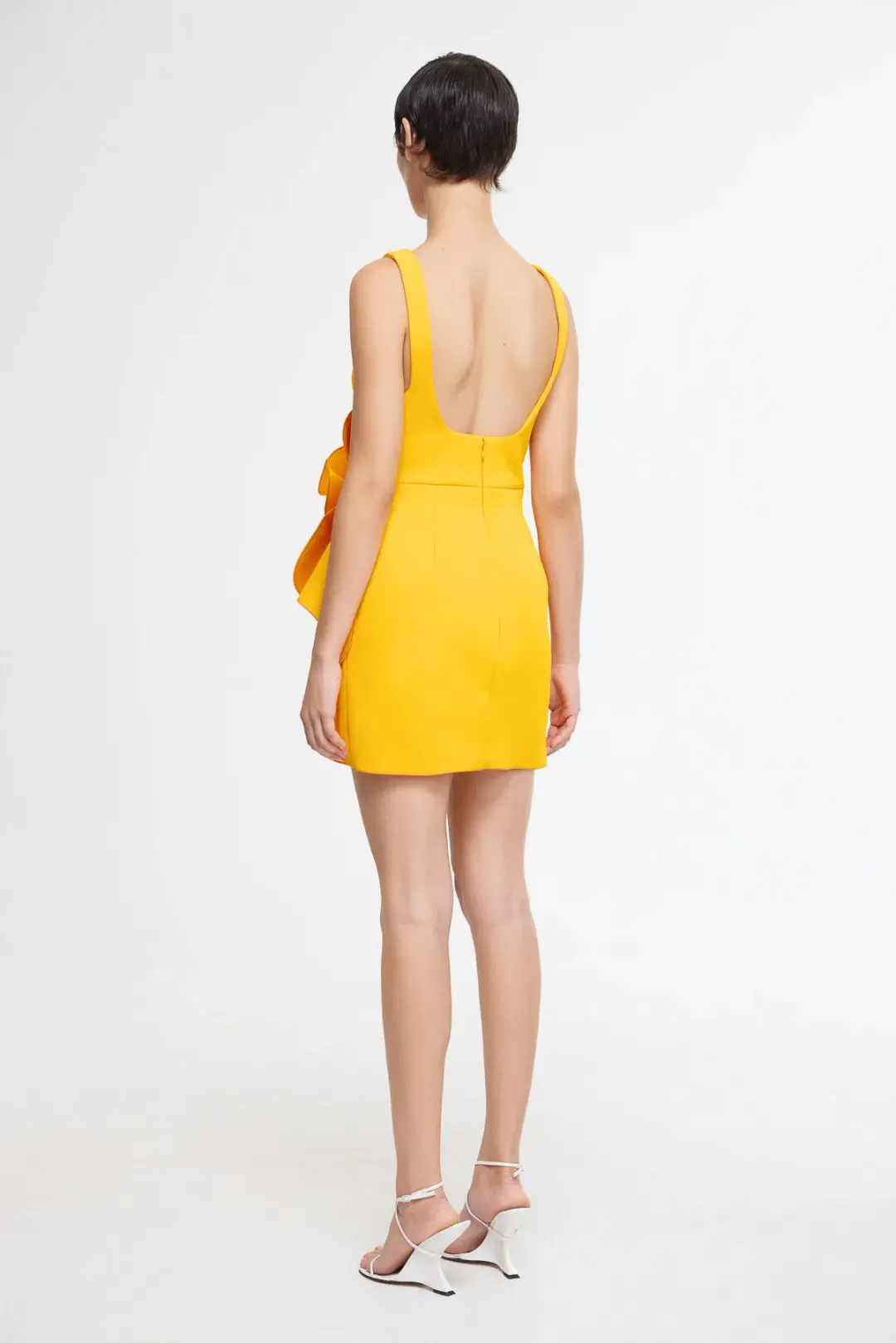 ACLER Hewton Mini Dress Marigold Size 8 for rent on The Volte - main image