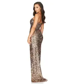 Love Nookie Confetti Gown Rose Gold Size AU 10 for rent on The Volte - image 3