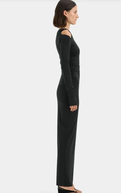 Sir Elm Long Sleeve Midi in Black Size 6 for rent on The Volte - main image
