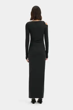 Sir the Label Elm Long Sleeve Midi Dress in Black Size 10 for rent on The Volte - image 3