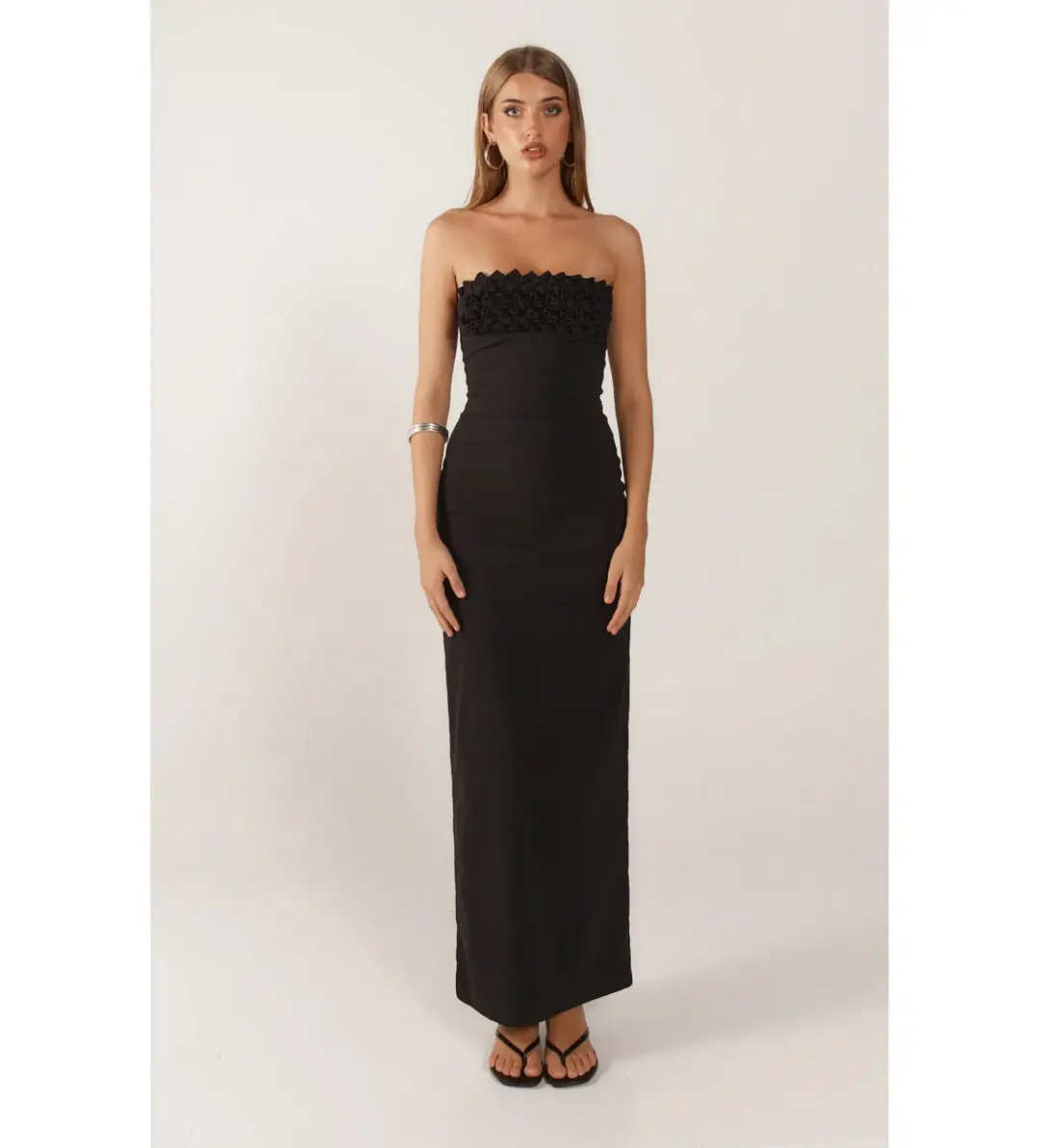 Ance Gria Margo Maxi Dress in Black Size S / AU 8 for rent on The Volte - main image