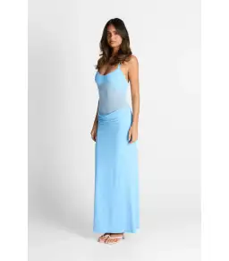 Sasha Therese Sariya Maxi Dress Sky Blue Size XS / AU 6 for rent on The Volte - image 2