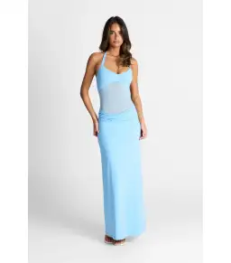 Sasha Therese Sariya Maxi Dress Sky Blue Size S / AU 8 for rent on The Volte - image 1