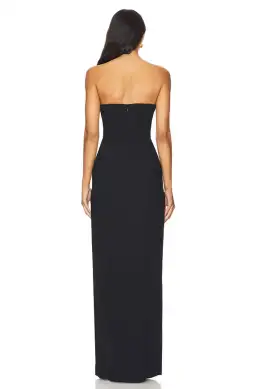 Amanda Uprichard Ivy Maxi Gown Black Size L / Size 12 for rent on The Volte - image 3