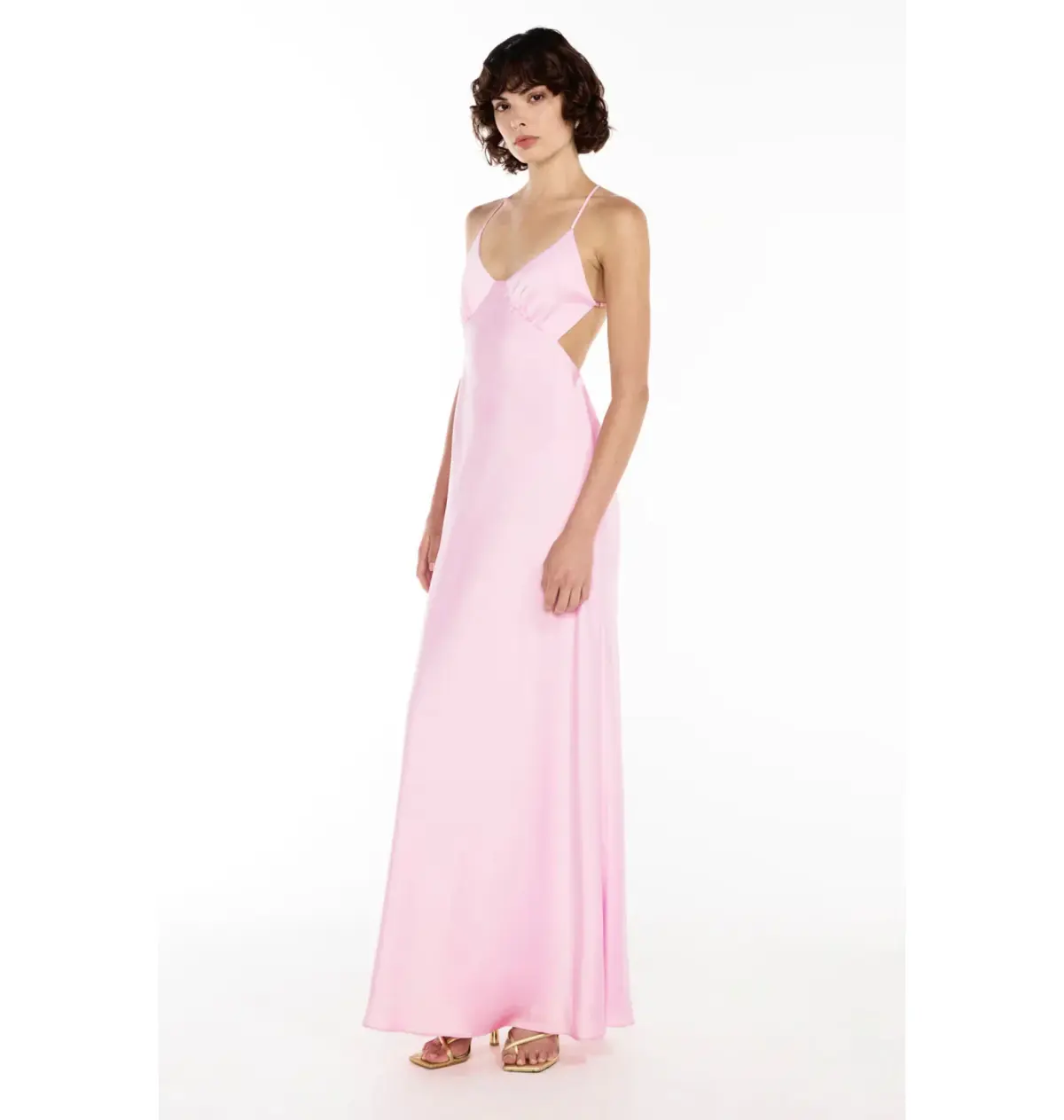 Manning Cartell Hydrangea Saturation Point Slip Maxi Dress Pink Size 10 - Image 2