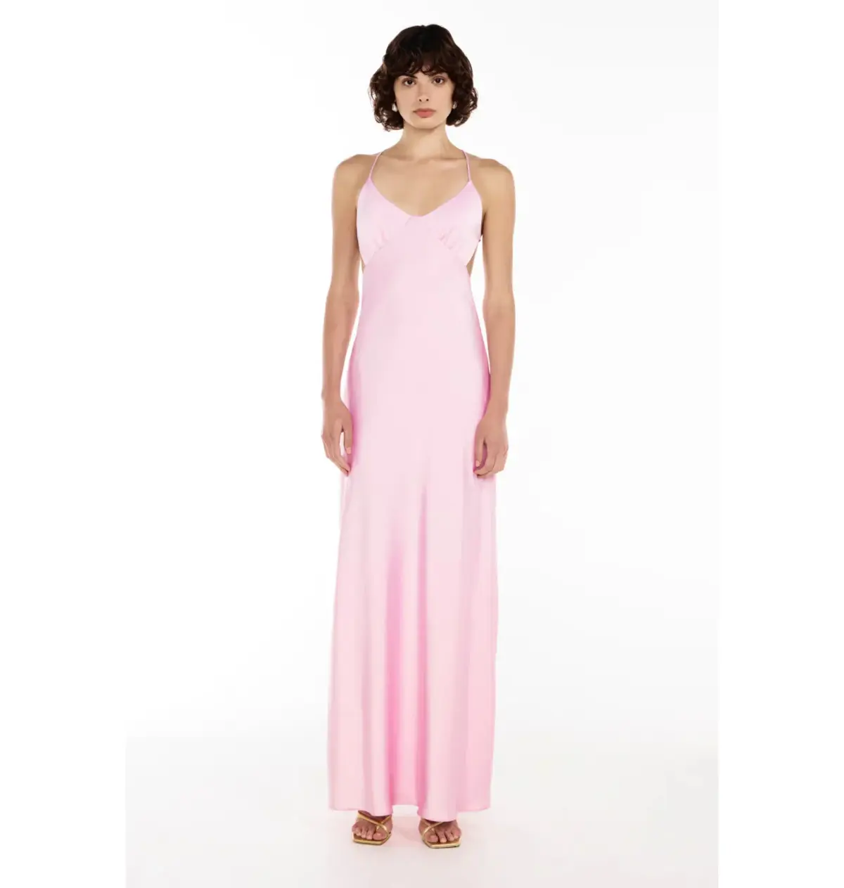 Manning Cartell Hydrangea Saturation Point Slip Maxi Dress Pink Size 10 - Image 1