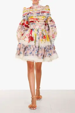 Zimmermann Dress Wonderland Smocked Mini Size AU 14 for rent on The Volte - image 1