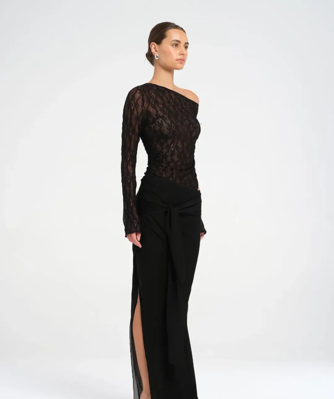 Benni Nova Maxi Dress in Black Size S AU 8 for rent on The Volte - main image
