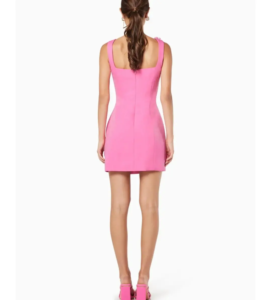 Elliatt Trompe Mini Dress Pink Size 6 for rent on The Volte - main image