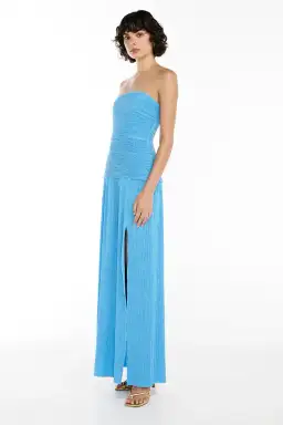 Manning Cartell Cerulean Double Time Strapless Dress in Blue Size 4 for rent on The Volte - image 2