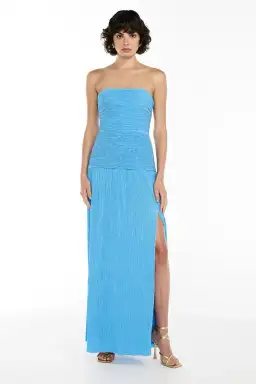 Manning Cartell Cerulean Double Time Strapless Dress in Blue Size 4 for rent on The Volte - image 1
