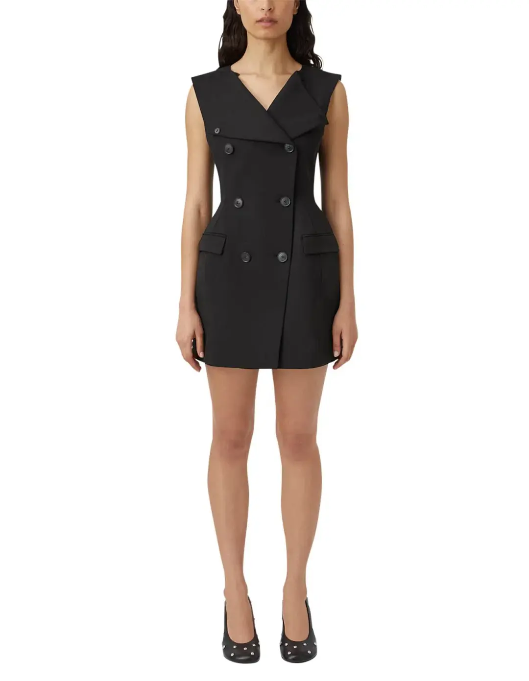 Camilla and Marc Dusk Mini Dress Black Size 6/XS for rent on The Volte - main image