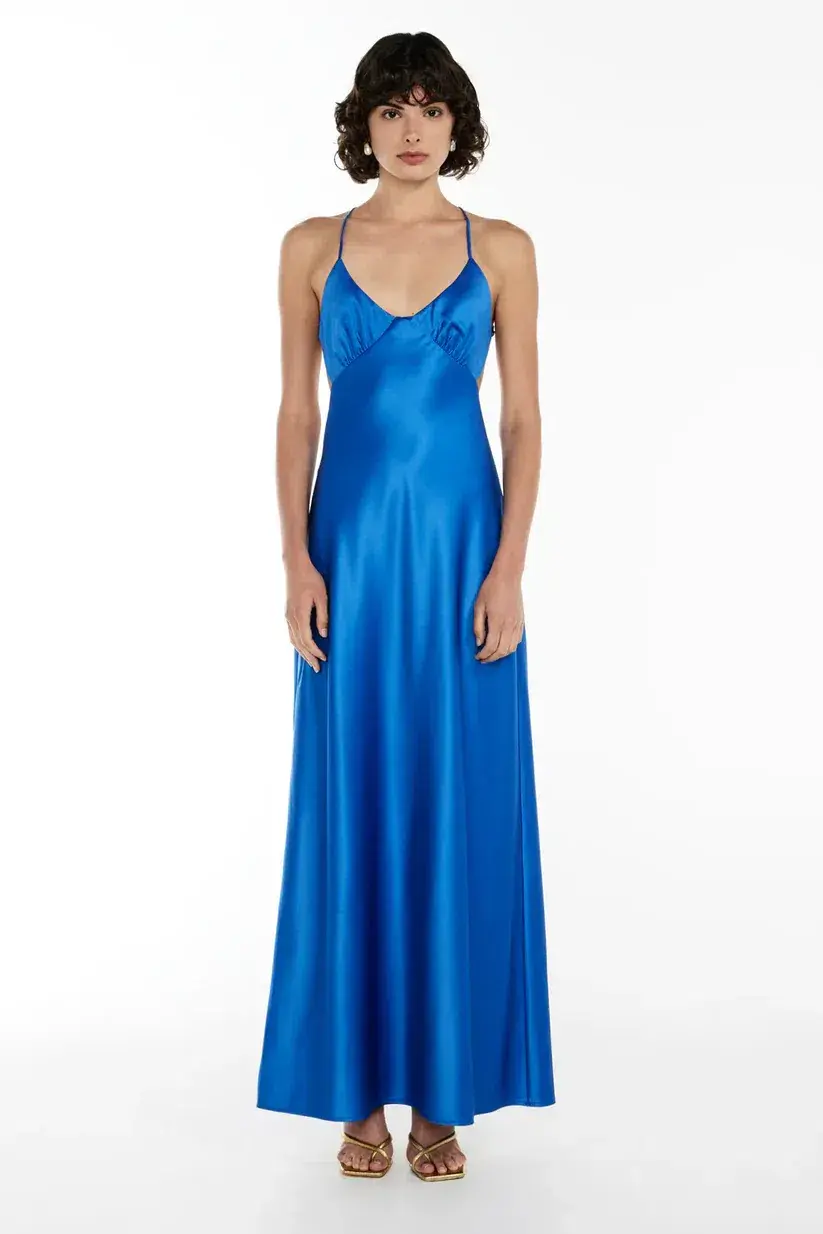 Manning Cartell Blue Saturation Point Slip Dress Size 8 - Image 1