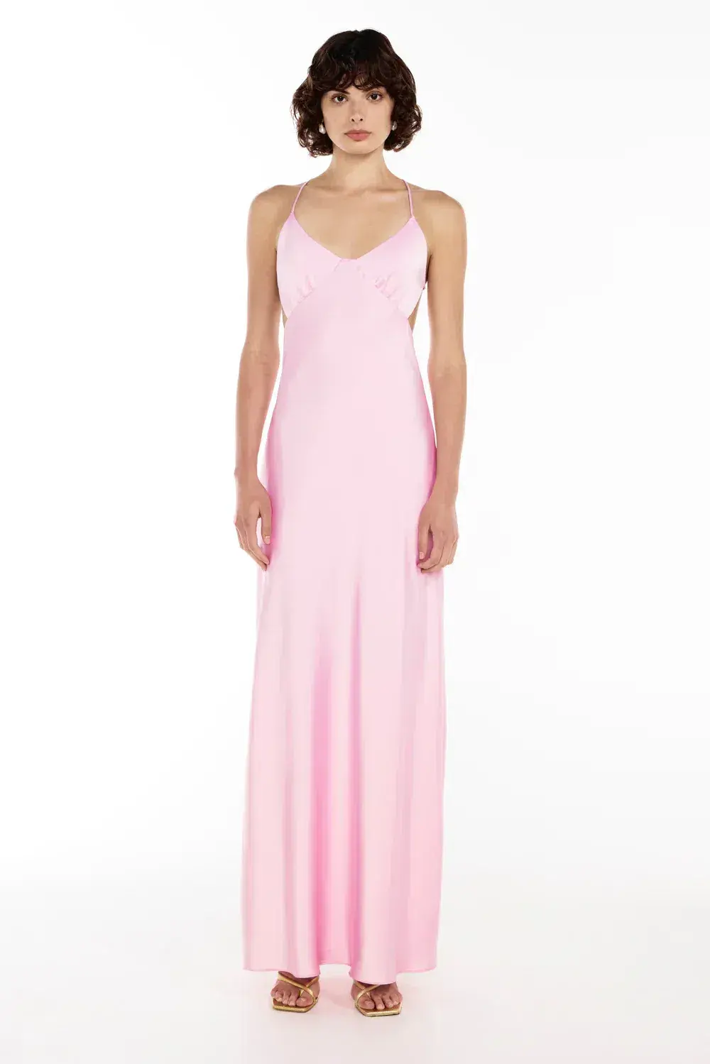 Manning Cartell Hydrangea Saturation Point Slip Dress in Pink Size 6 - Image 1