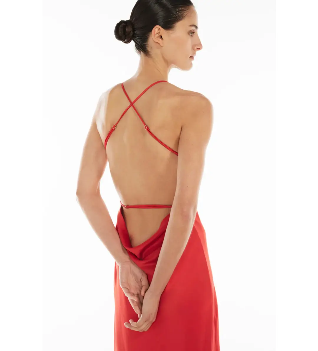 Manning Cartell Saturation Point Slip Maxi Dress in Red Size 10 for rent on The Volte - main image